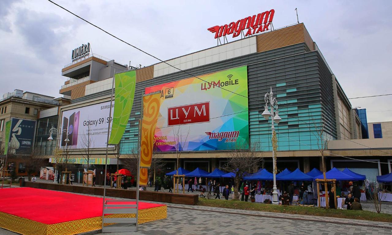Уютная Однокомнатная Квартира В Историческом Центре Города Almaty Luaran gambar